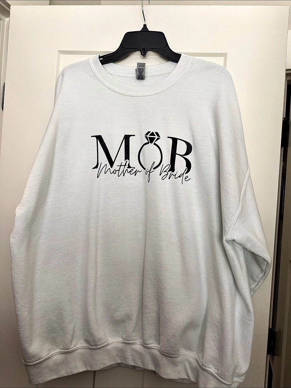 Gildan Heavy Blend Crewneck Sweatshirt Mother of the Bride Mother of the Bride